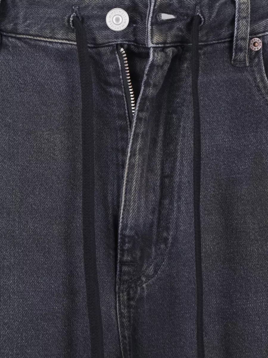 Mm6 Maison Margiela Denim Low-Rise Straight-Leg Jeans