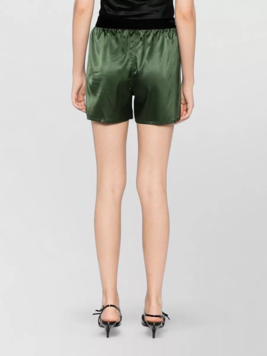 Tom Ford Silk Pajama Shorts Elasticated Waistband Design