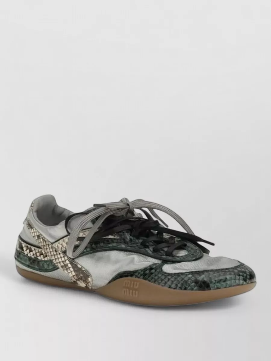 Miu Miu rubber low-top sneakers