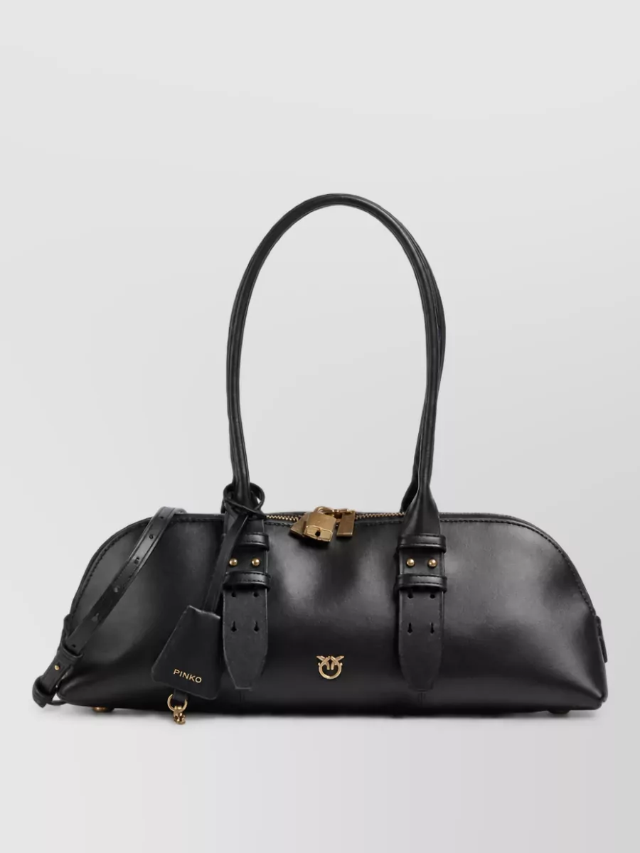 Pinko Love Bag Leather Clutch Bag