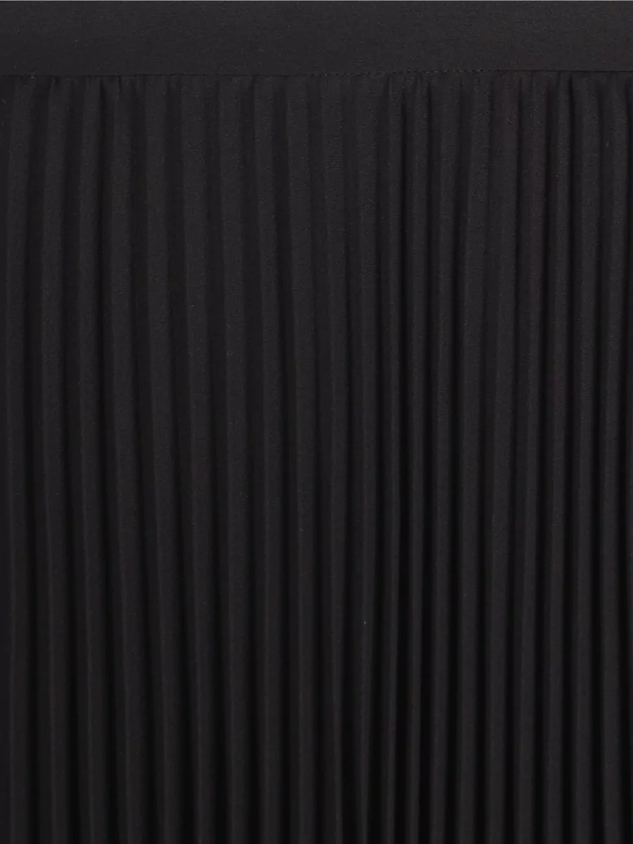 Valentino Garavani Silk Pleated Midi Skirt