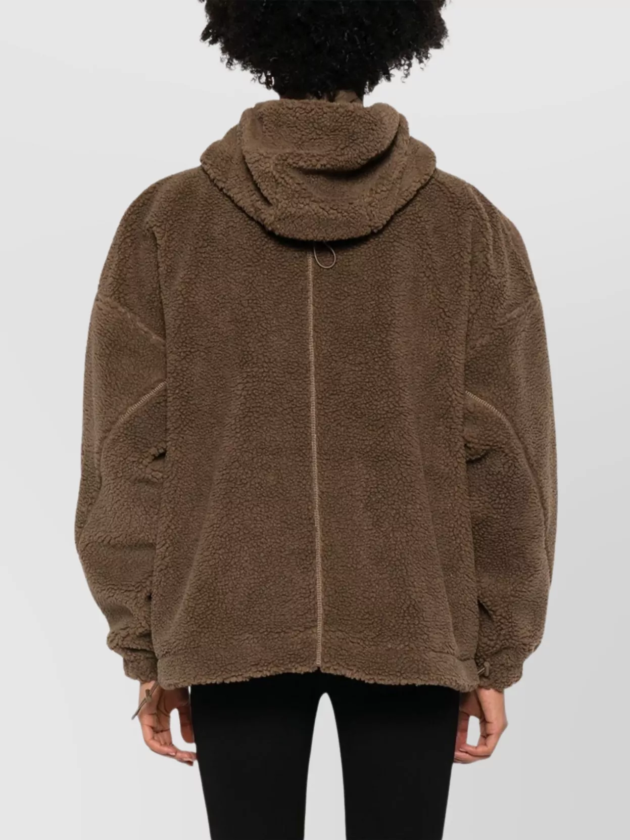 Adidas By Stella Mccartney Hooded Athletic Jacket Featuring Zip Pockets