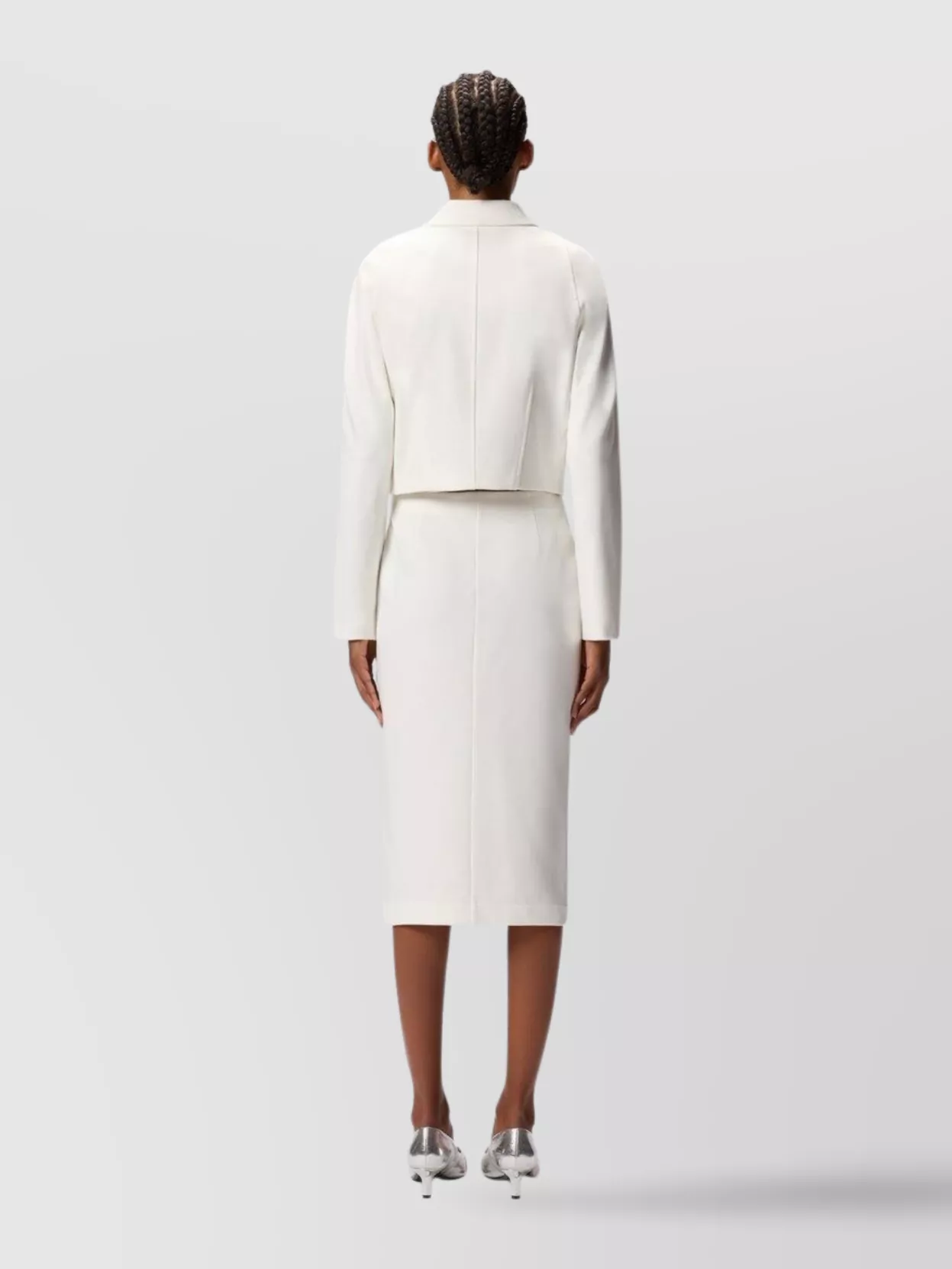 Pinko High Waist Knee-Length Skirt Side Slit