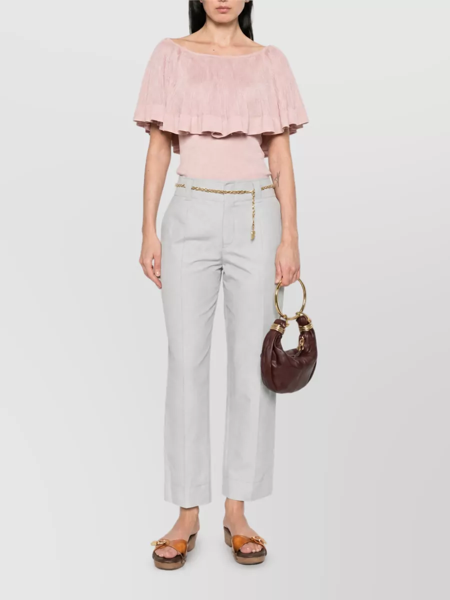 Chloé Straight-Leg Tailored Trousers