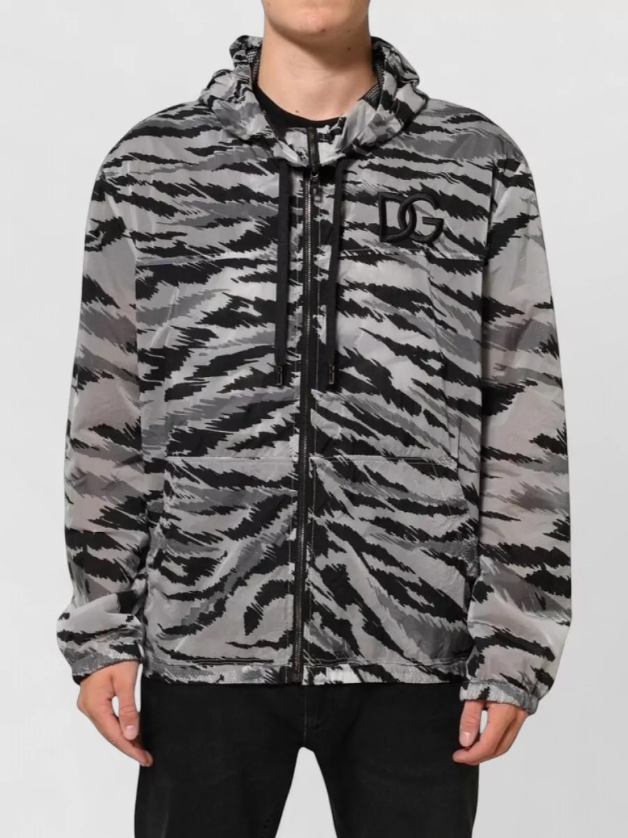 Dolce&Gabbana Camouflage hooded jacket