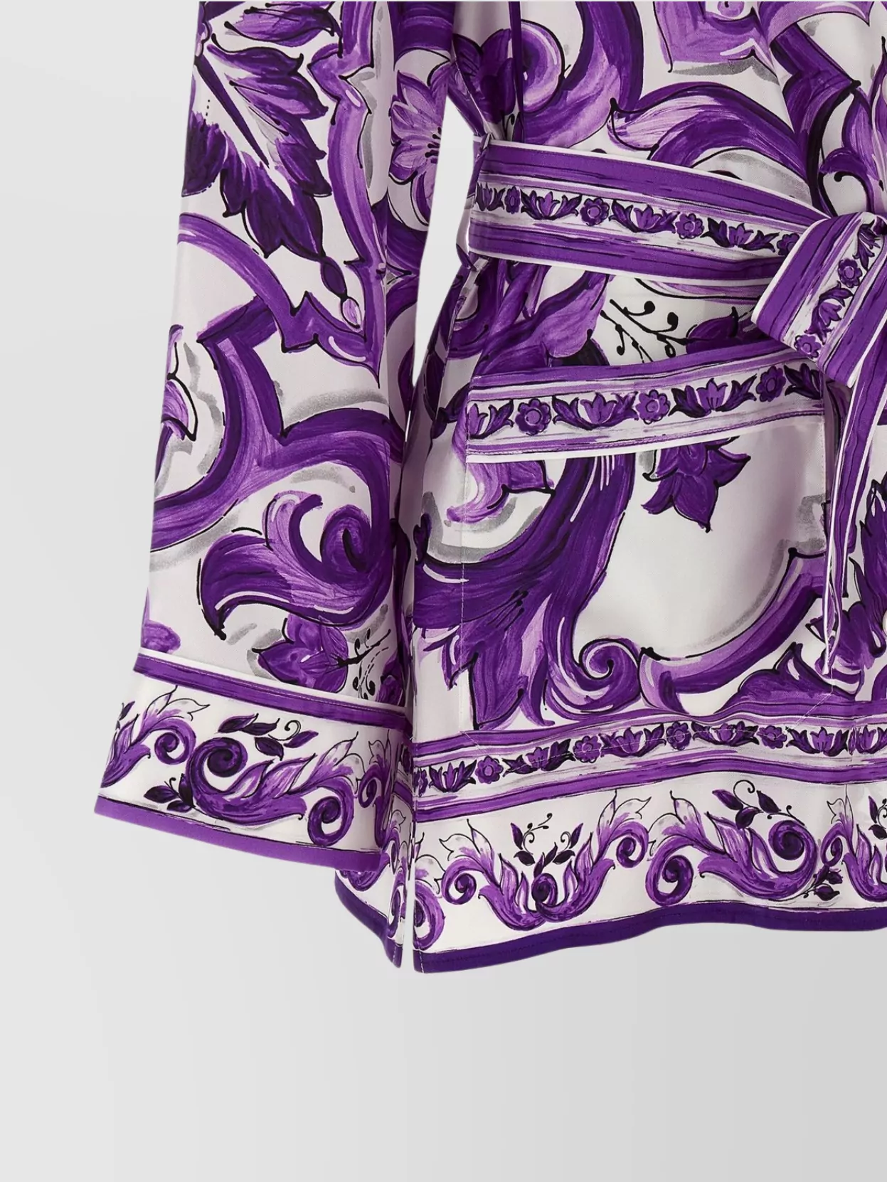 Dolce & Gabbana Pajama Shirt Sweaters And Cardigans Multicolor In Purple