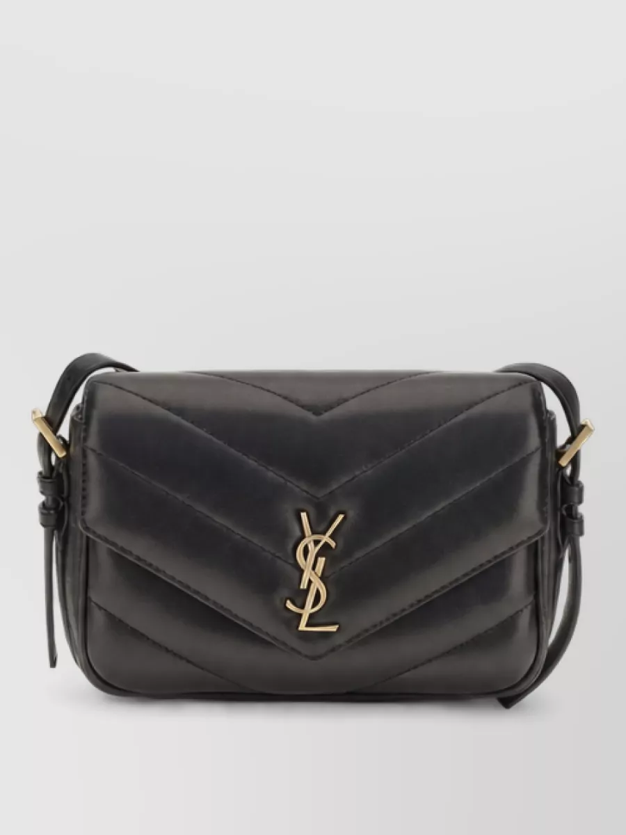 Saint Laurent Na Lamb Leather Shoulder Bag