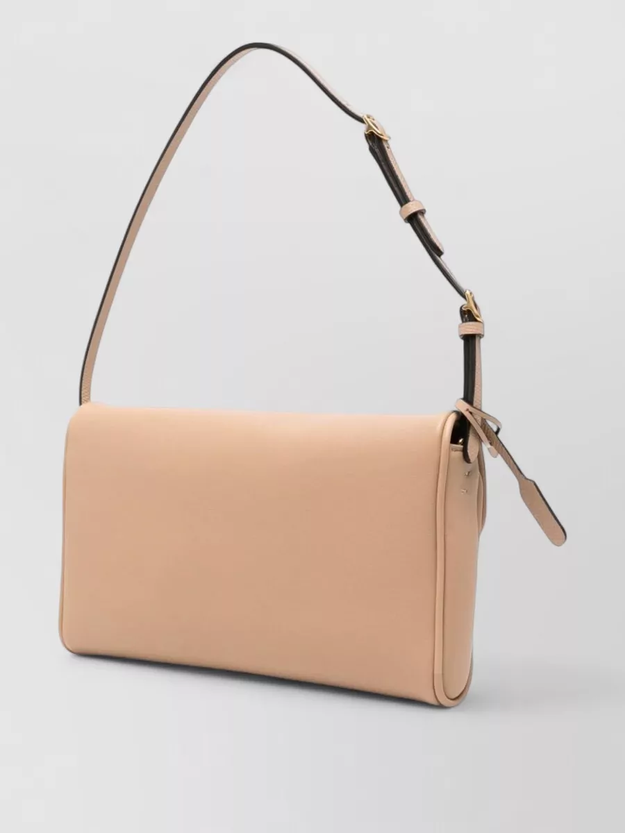 Valentino Garavani De Vain Small Leather Clutch Bag
