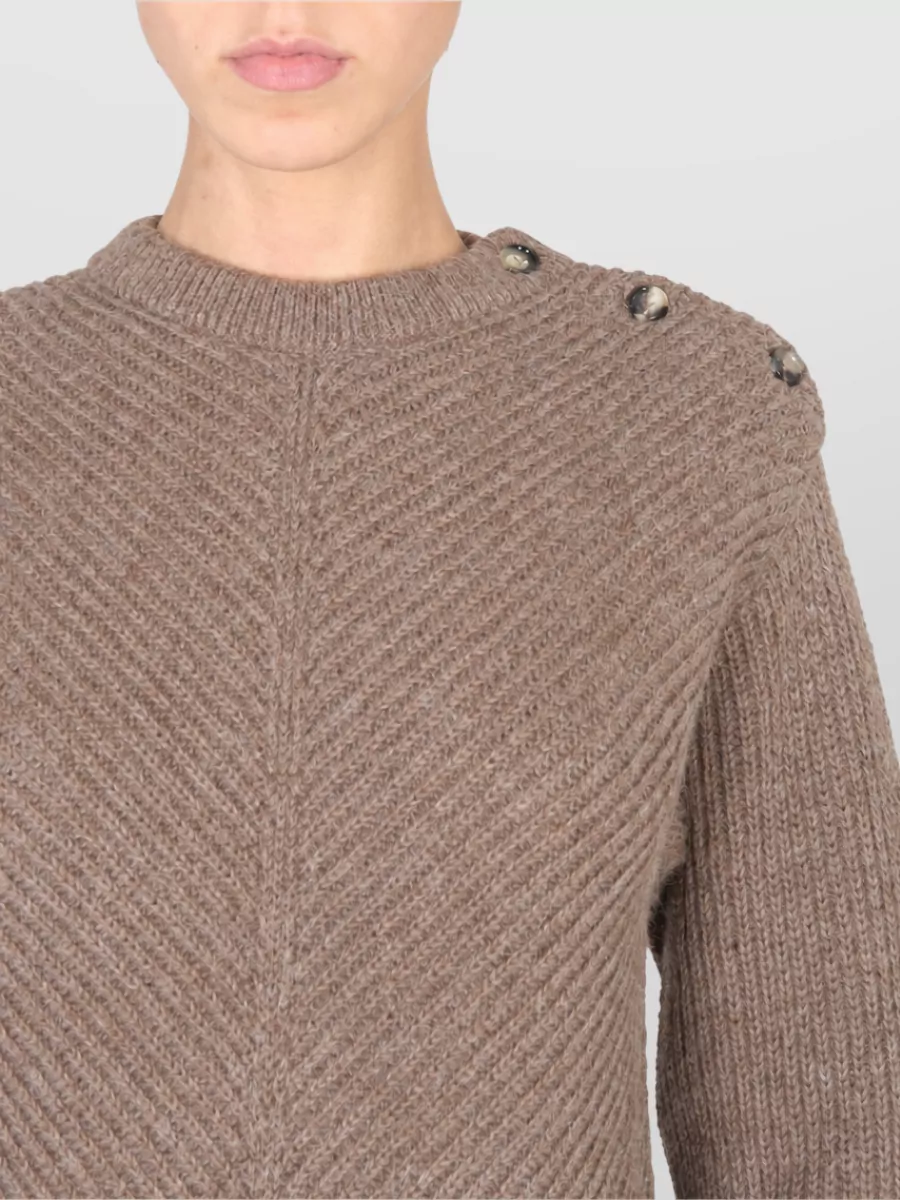 Bottega Veneta Chevron Knit Sweatshirt