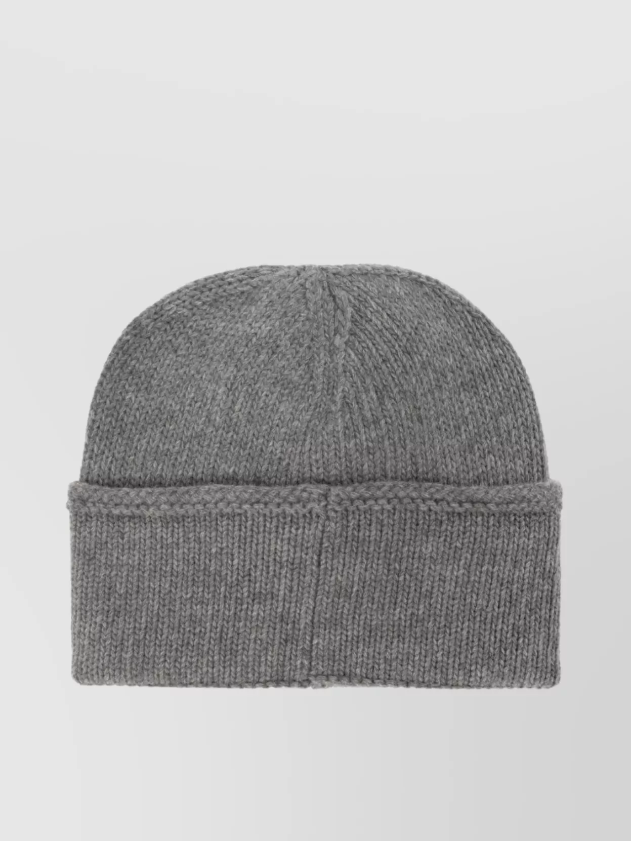 Emporio Armani Knit Wool Beanie Wide Brim