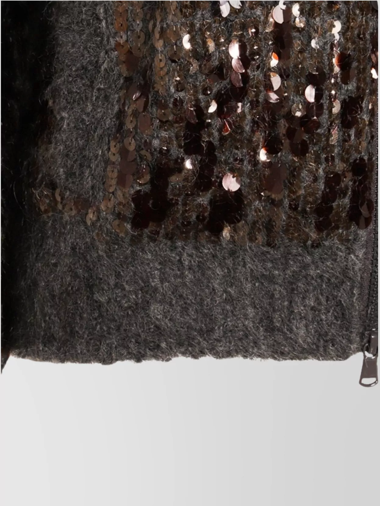 Brunello Cucinelli Embellished Crewneck Knitwear With Ribbed Accents