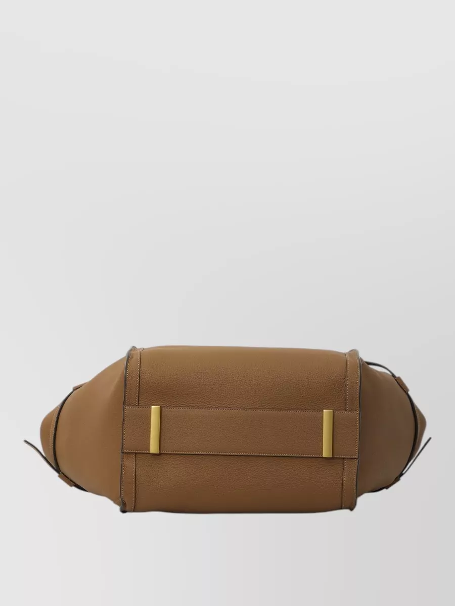Tod's T Timeless Medium Leather Tote Bag