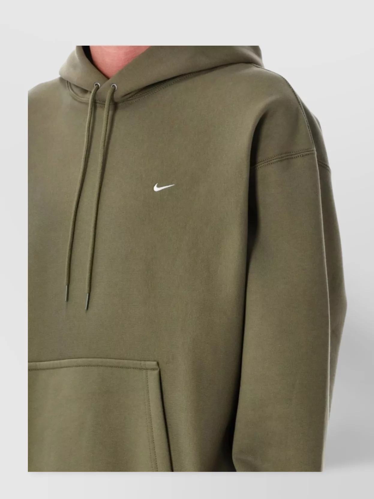 Nike Hooded Sweatshirt With Ribbed Cuffs And Hem