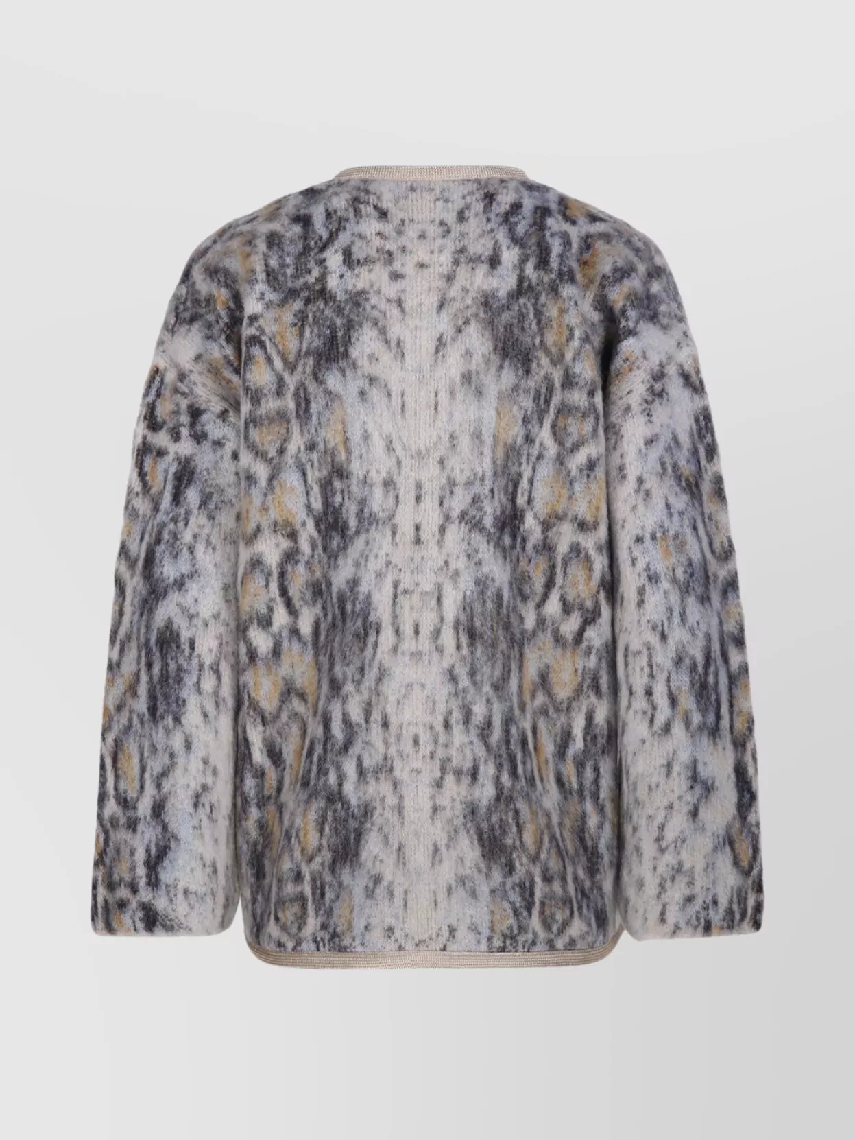 Forte Forte Knitwear Coat With Front Pockets And Long Sleeves In Multi