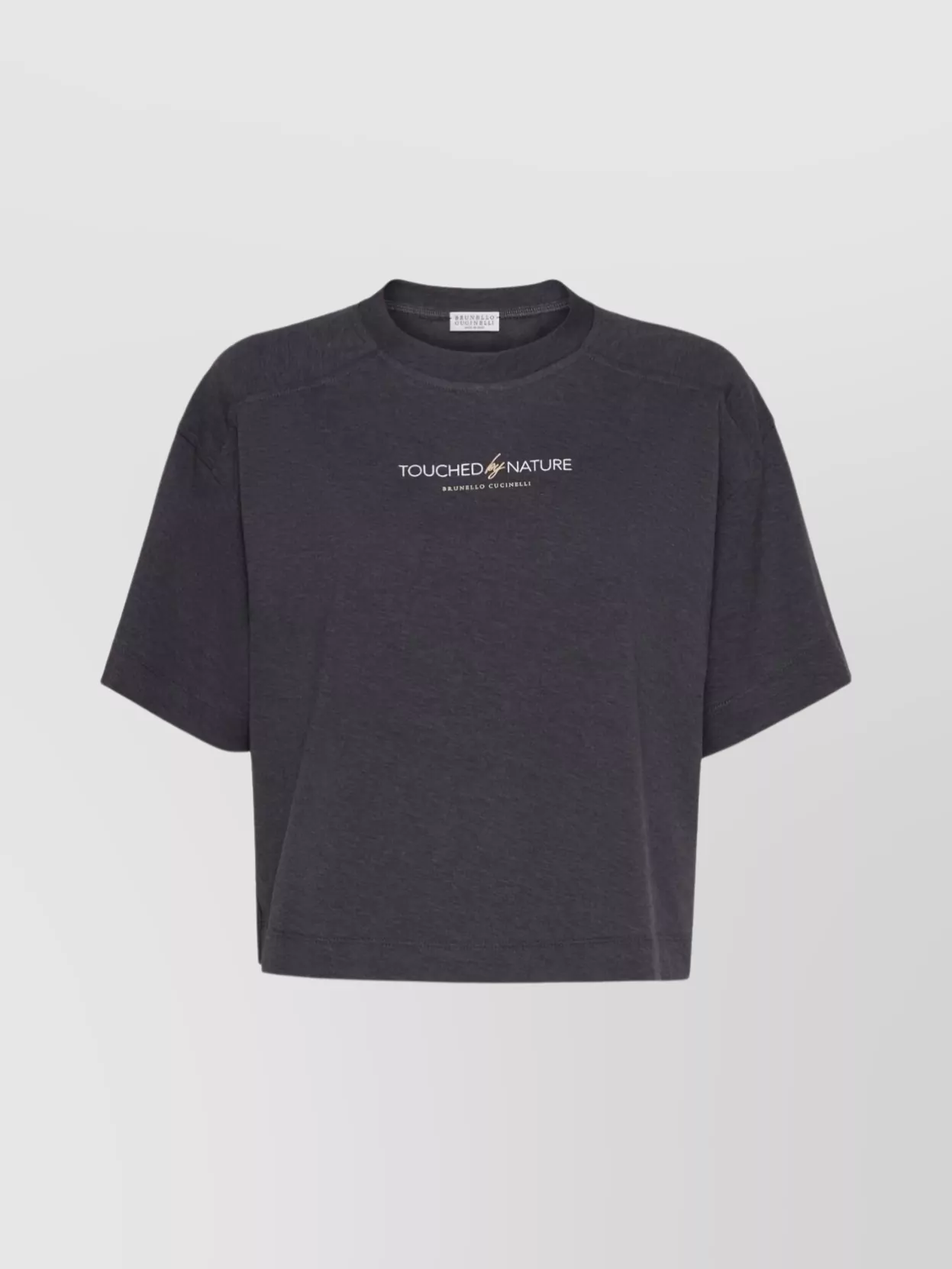 Brunello Cucinelli Cropped Crew Neck T-Shirt