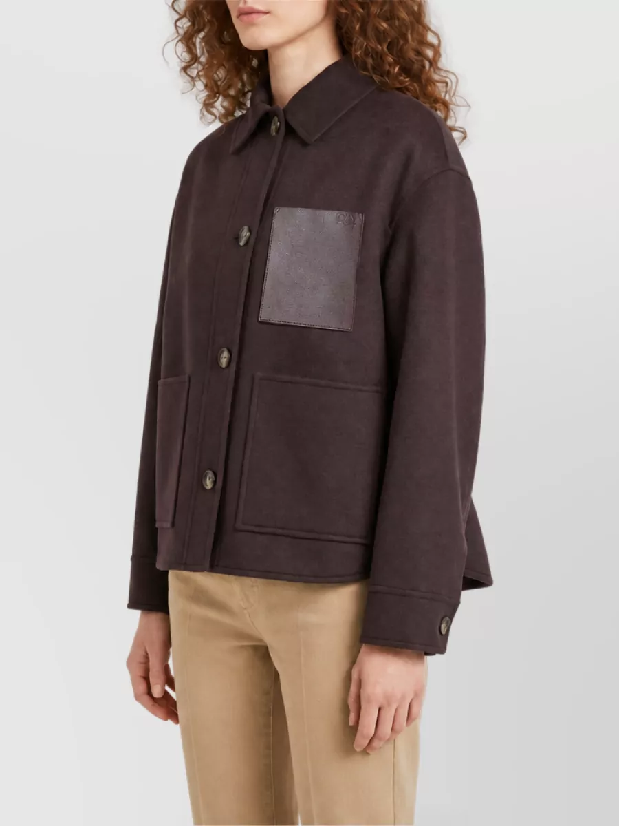 Loewe Wool Cashmere Relaxed-Fit Jacket