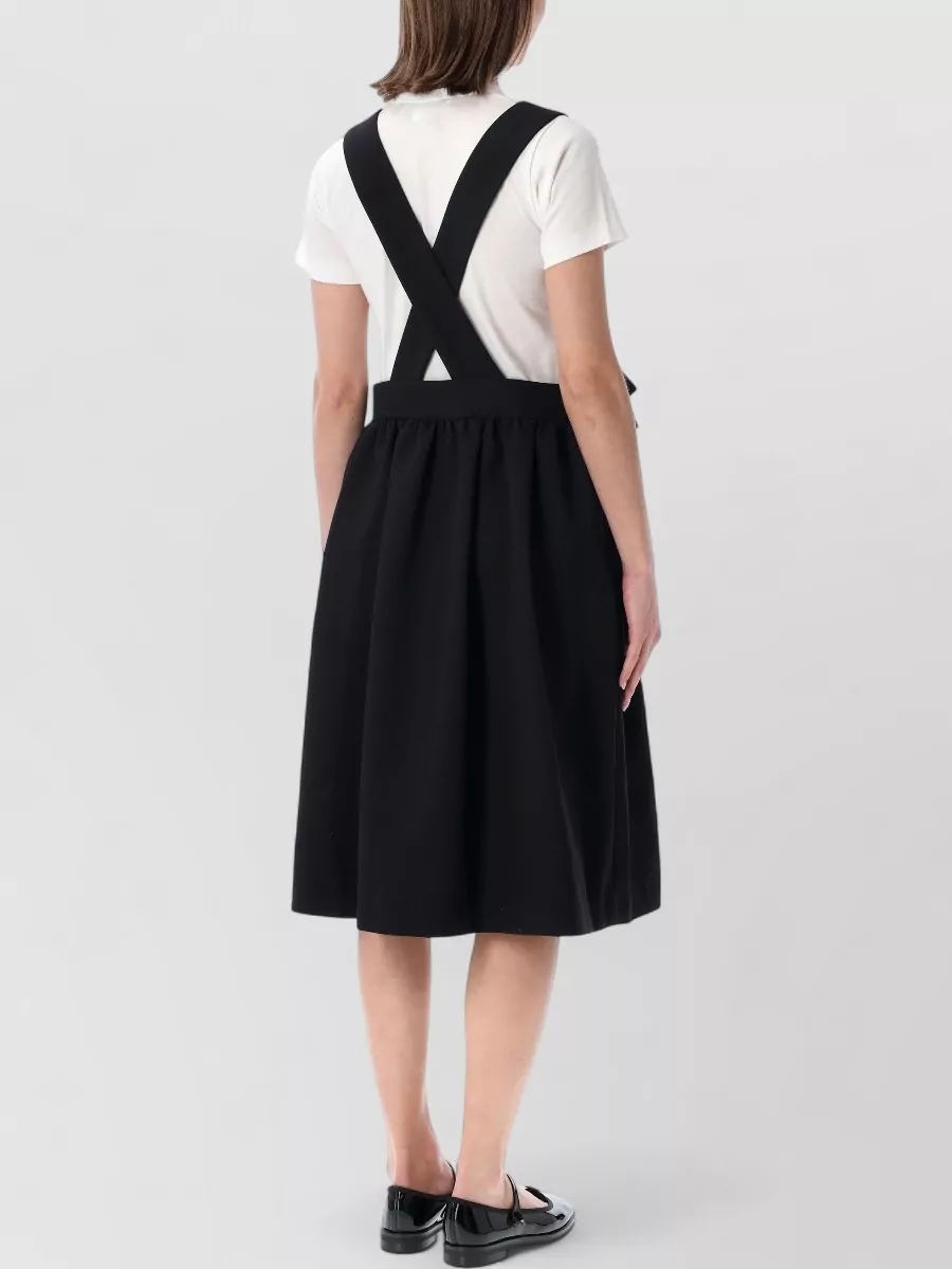 Comme Des Garçons Ruffled Midi Dress