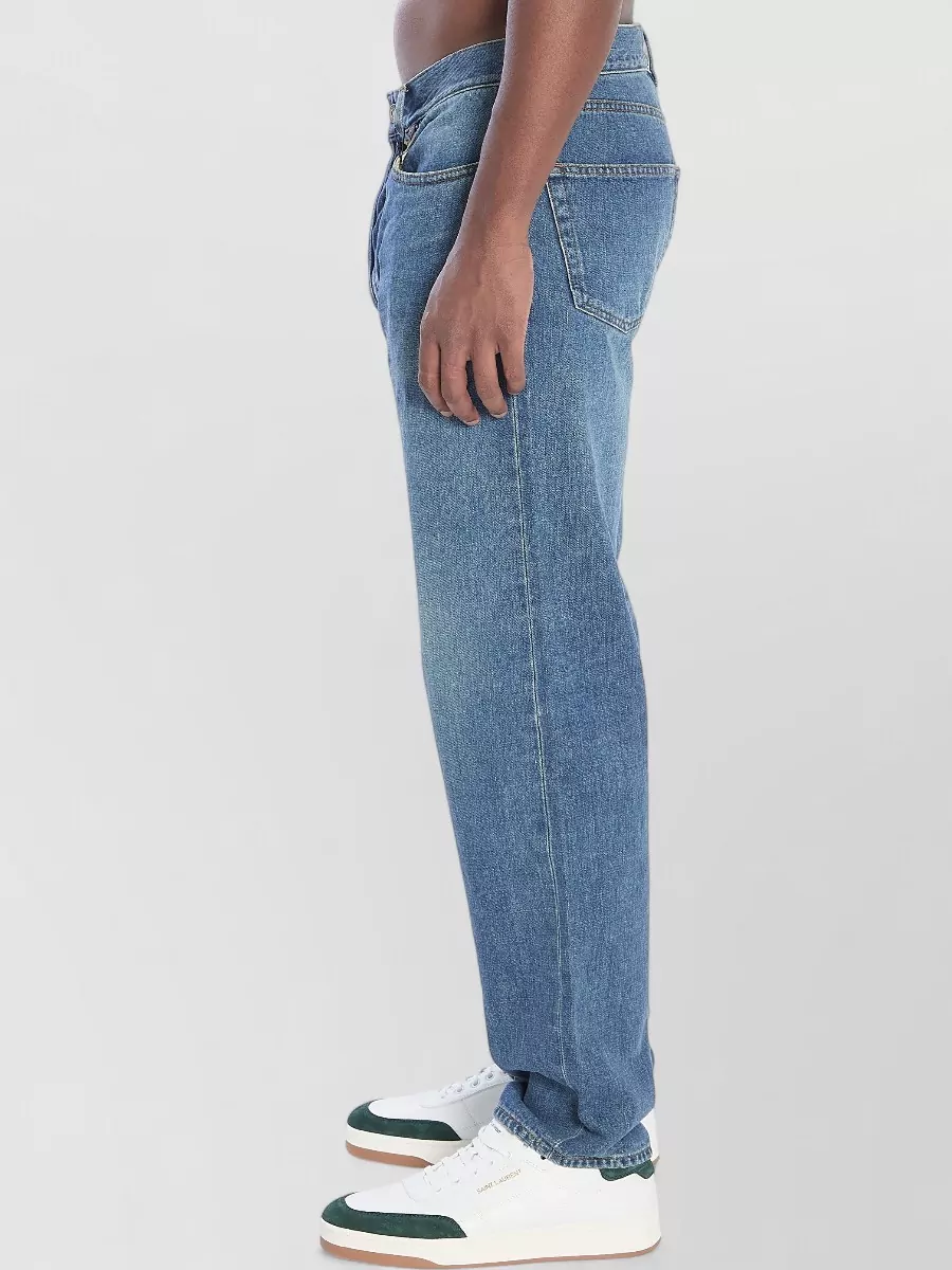 Saint Laurent Mick Straight Leg Denim Trousers