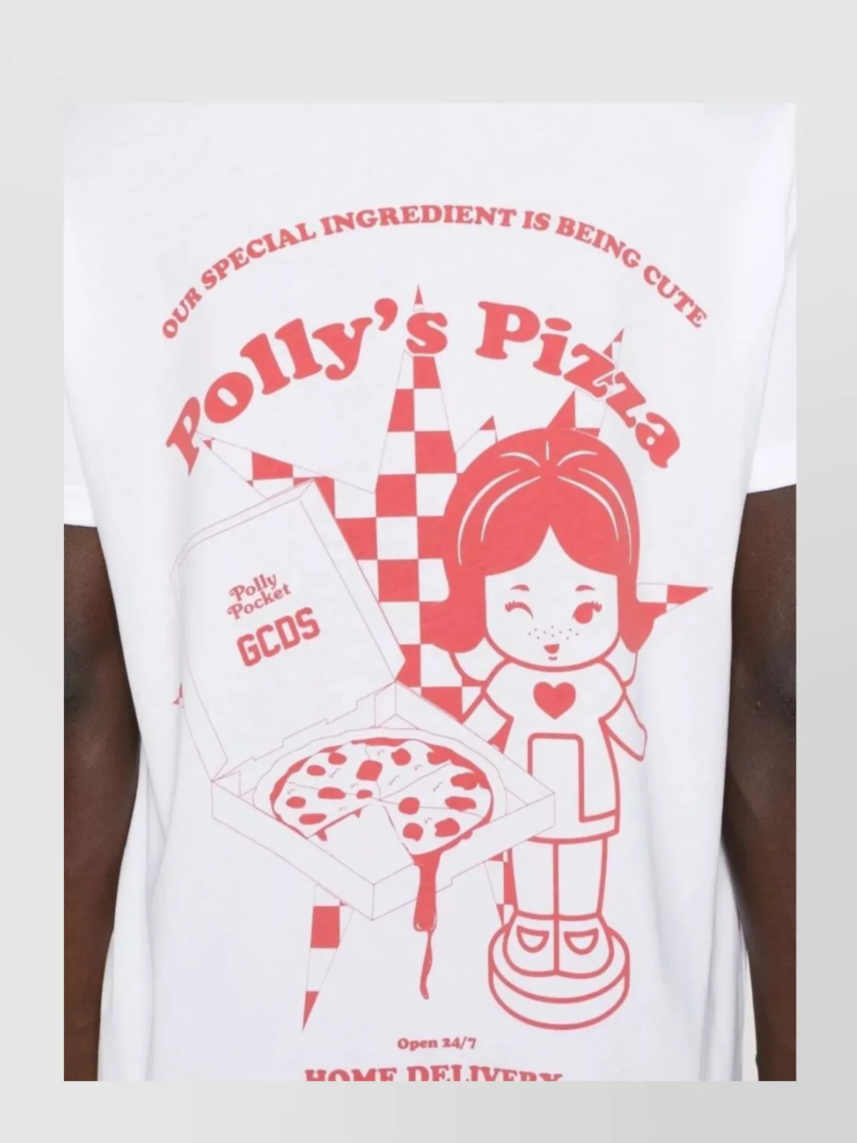Gcds Oversize T-Shirt Polly Pocket Pizza