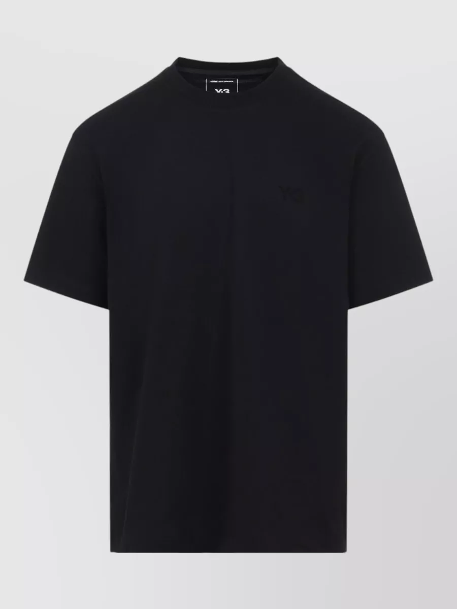 Y3 Regular Fit Crew Neck Short Sleeve T-Shirt