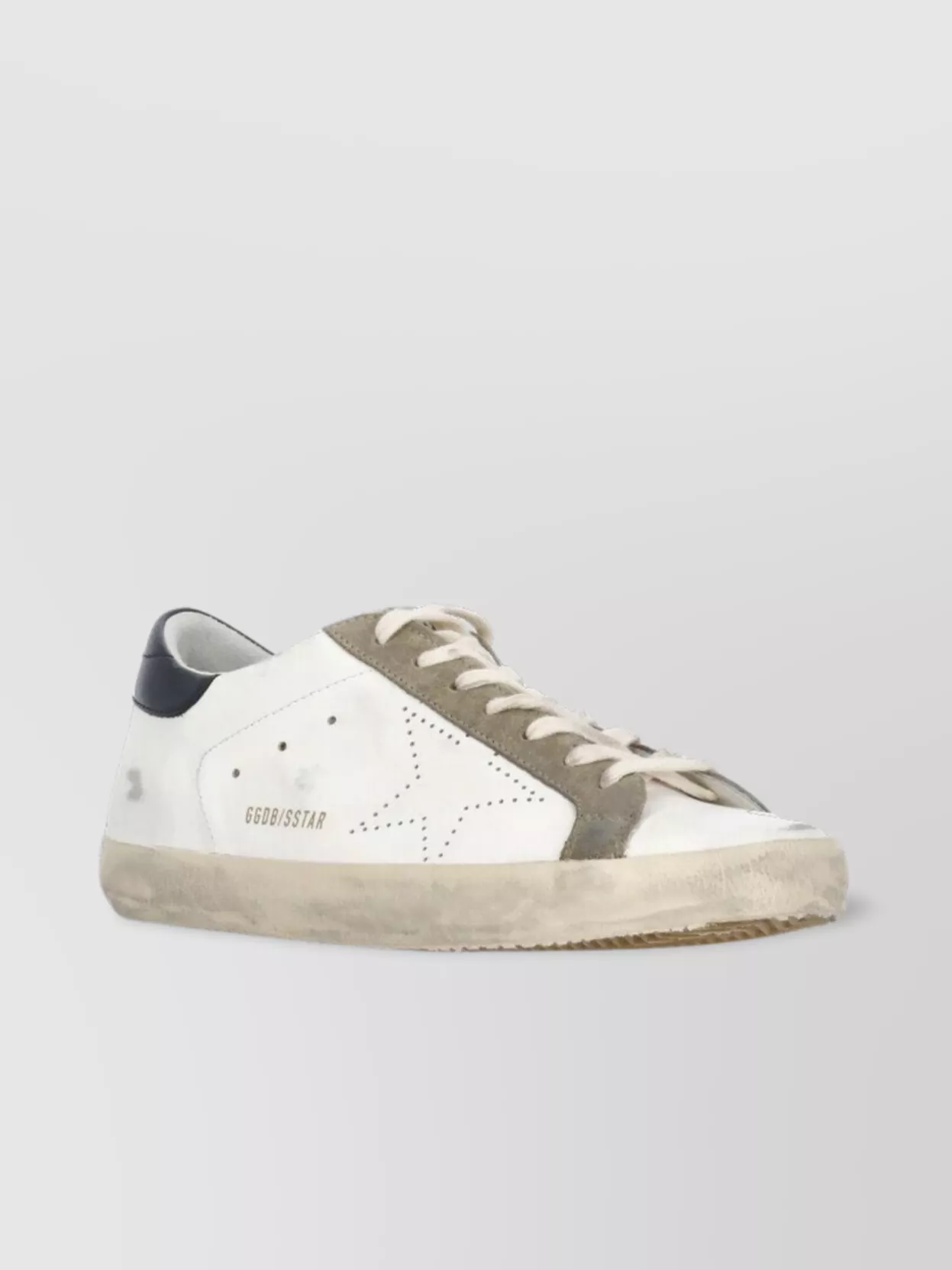 Golden Goose Low Top Leather Sneakers With Star Detail In Multi