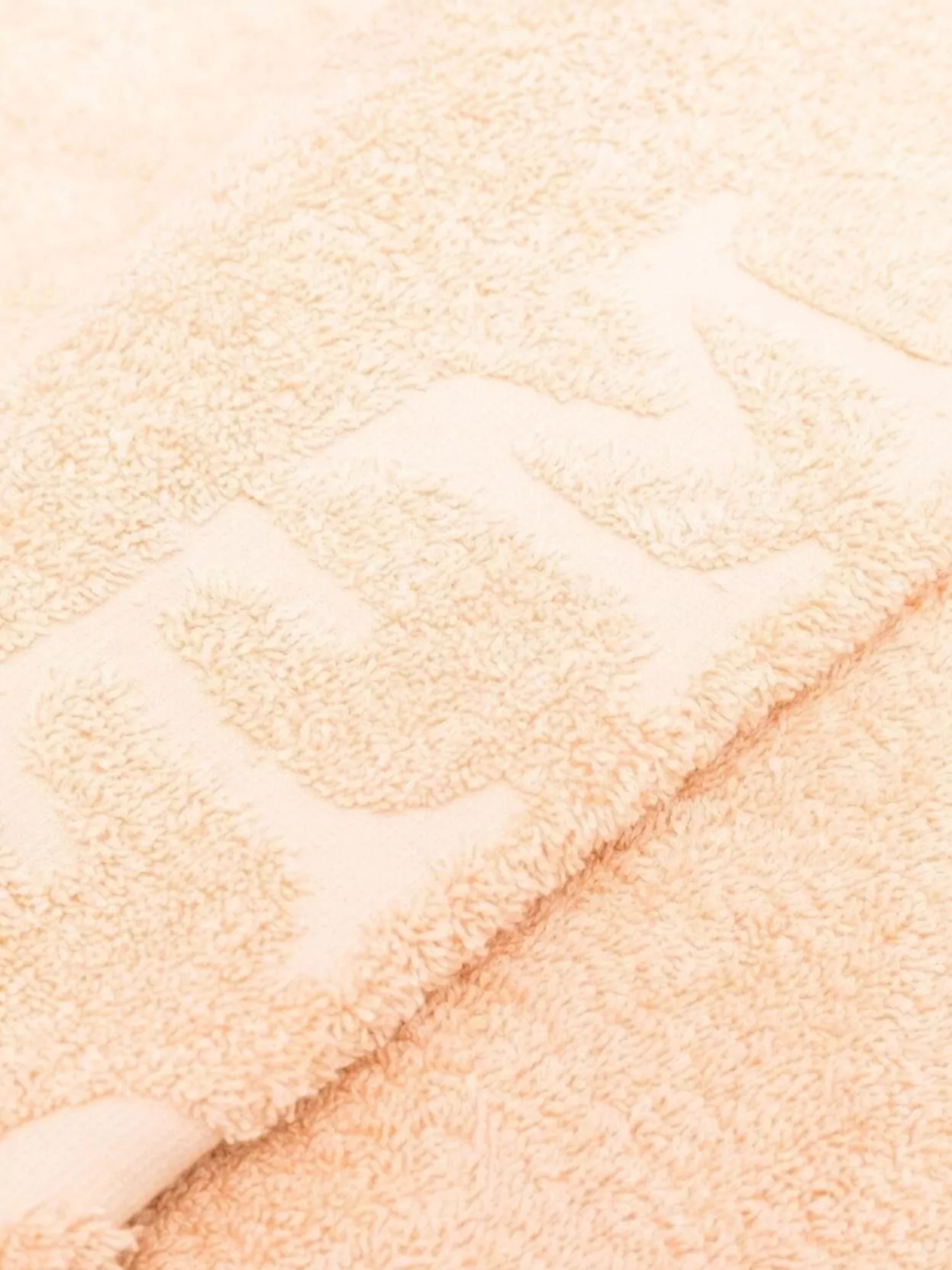 Off-White Cotton Towel For Shower