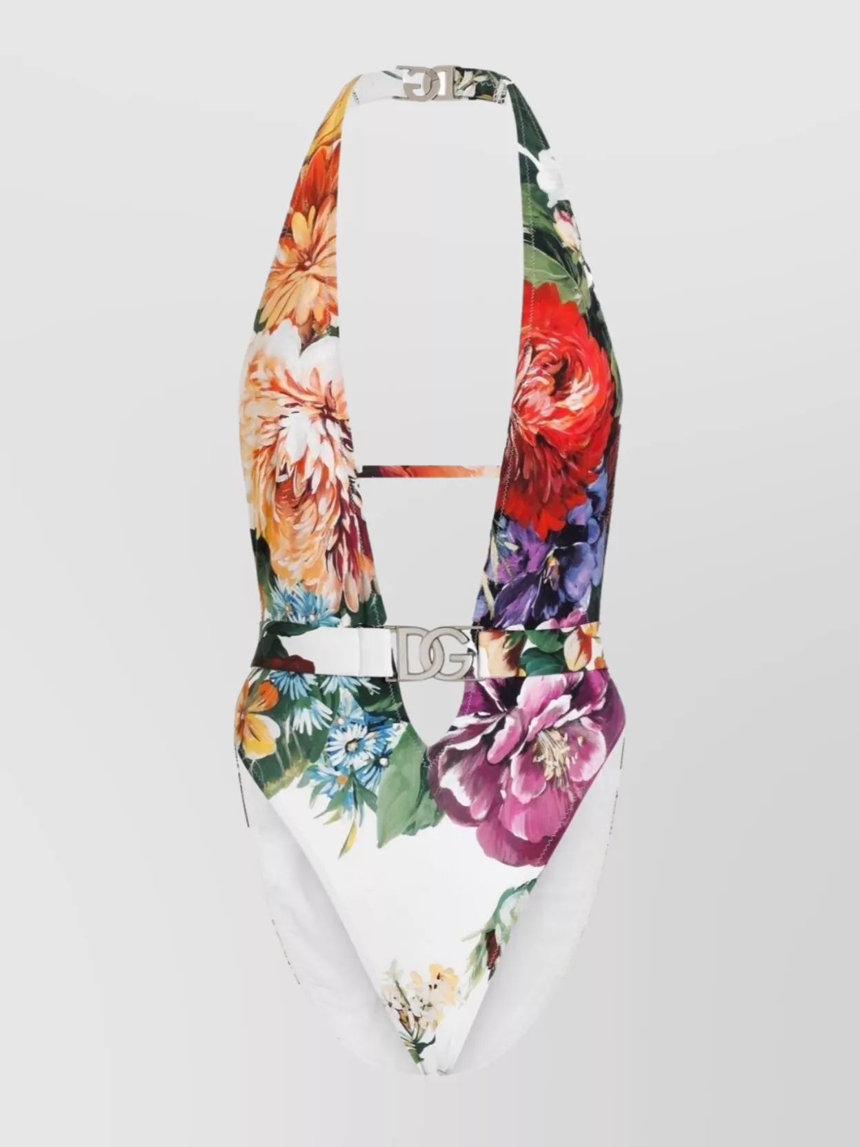 Dolce & Gabbana Flower Pattern One-piece Swimsuit