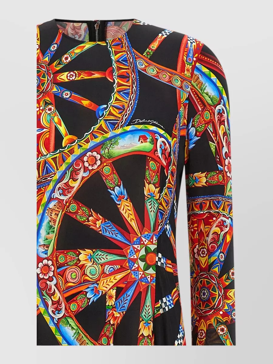 Dolce&Gabbana printed maxi dress