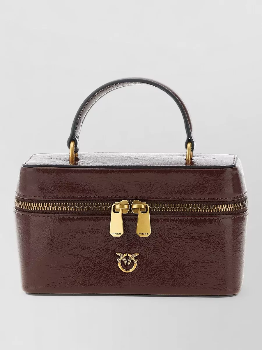 Pinko mini calfskin clutch bag