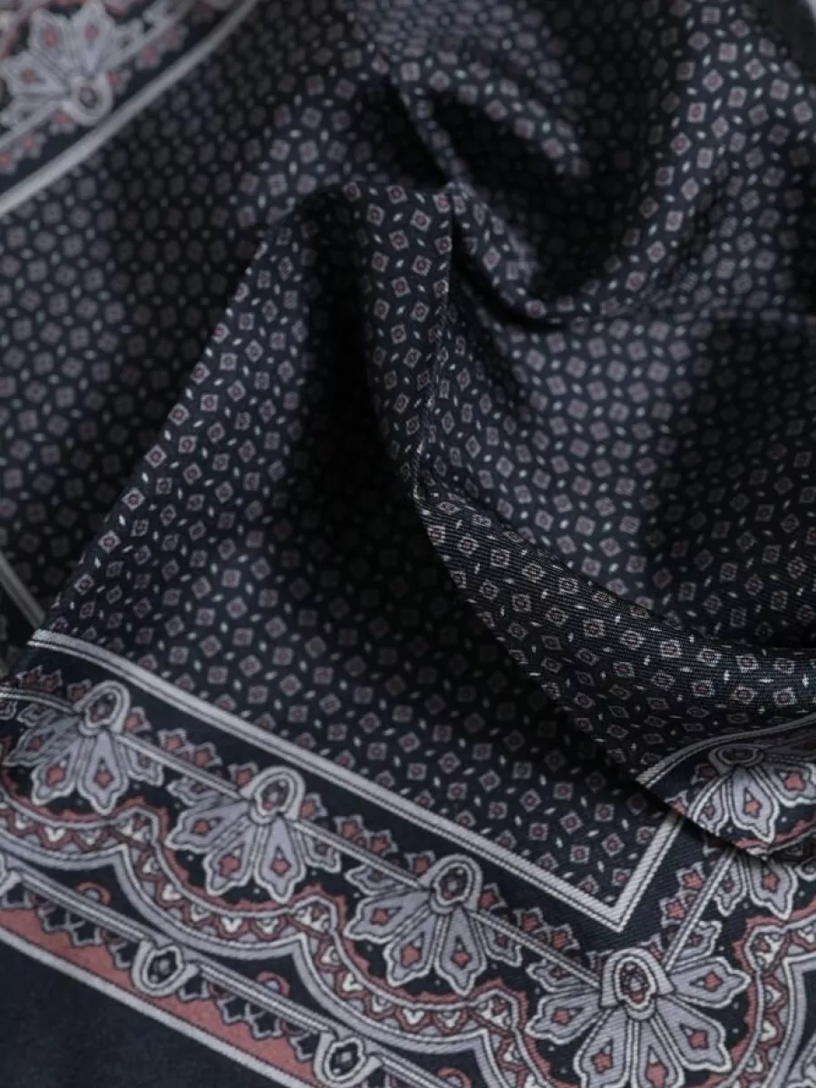 Dolce&Gabbana Silk Floral-Print Square Scarf