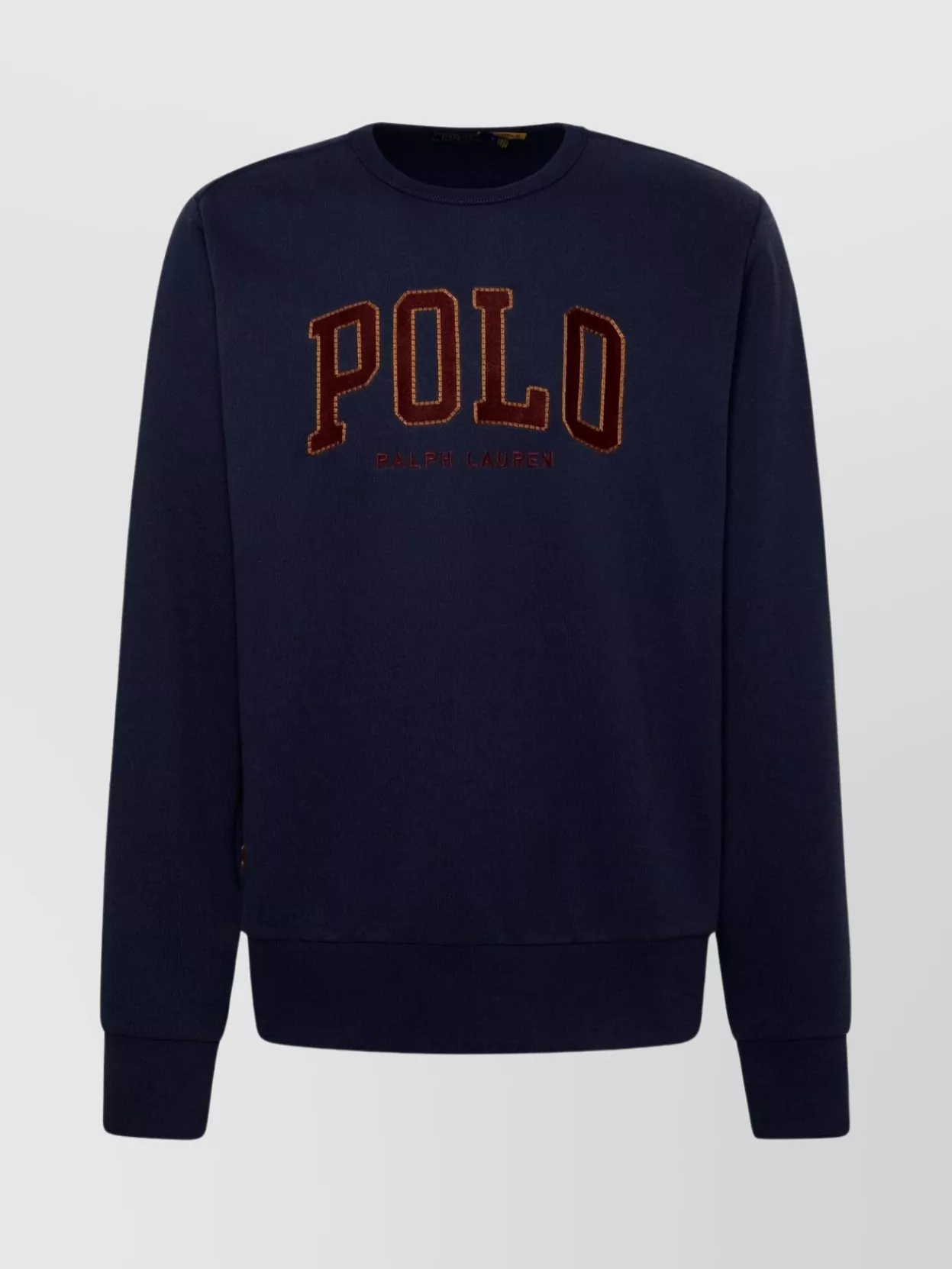 Shop Polo Ralph Lauren Cotton Blend Crew Neck Sweatshirt