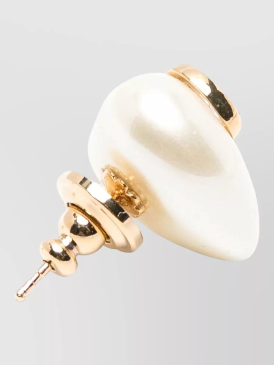 Valentino Garavani Crystal-Embellished Pearl Earrings