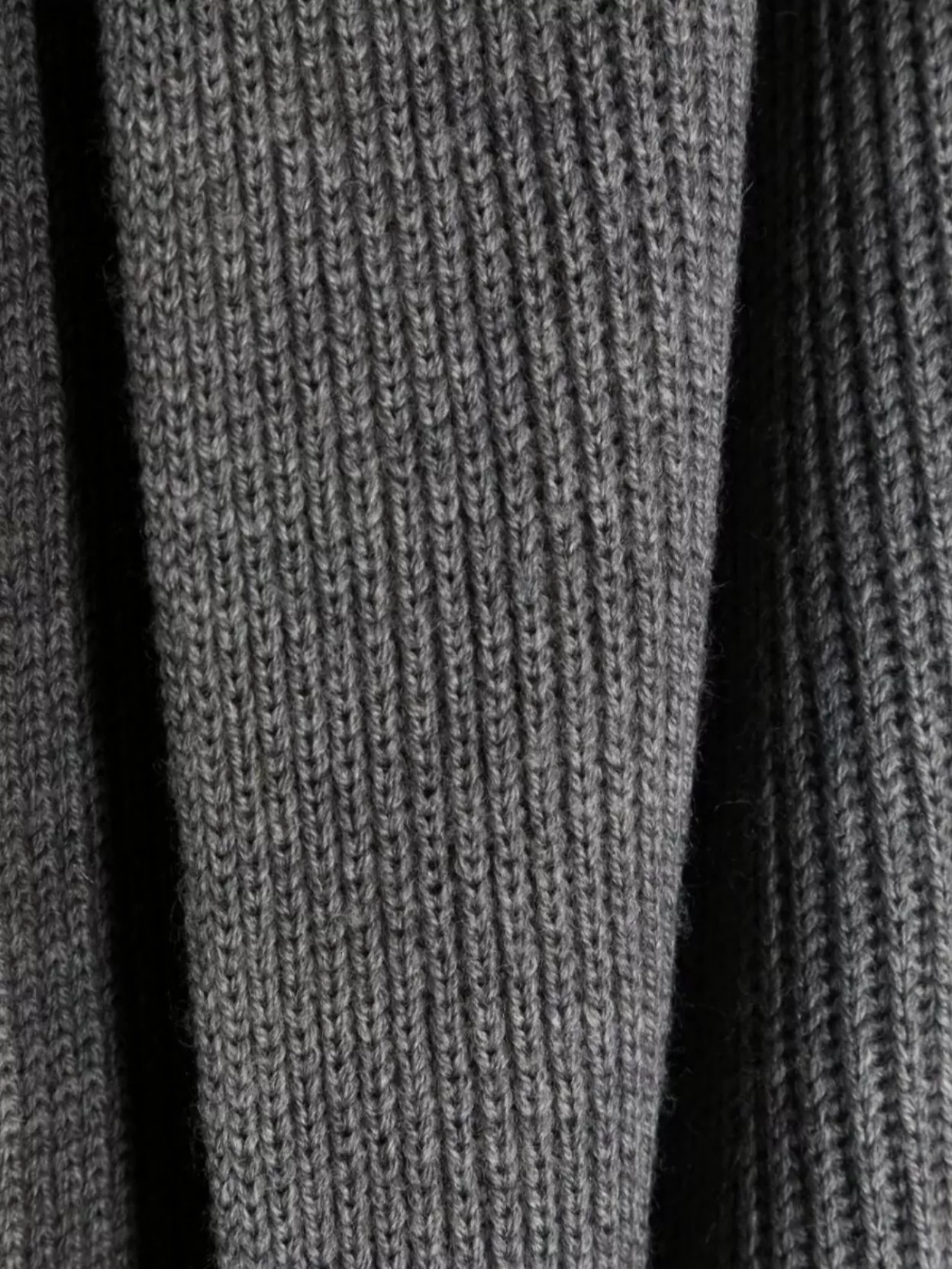 Ralph Lauren Long Sleeve Ribbed Knit Logo Scarf