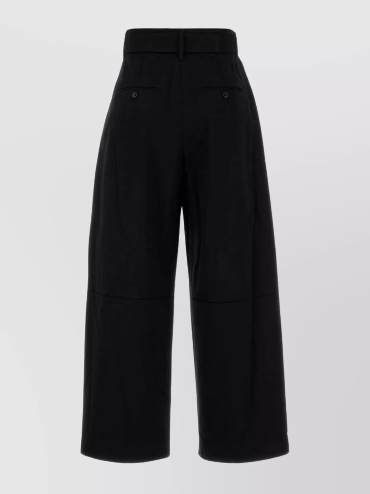 's Max Mara High Waist Wide Leg Cotton Pant