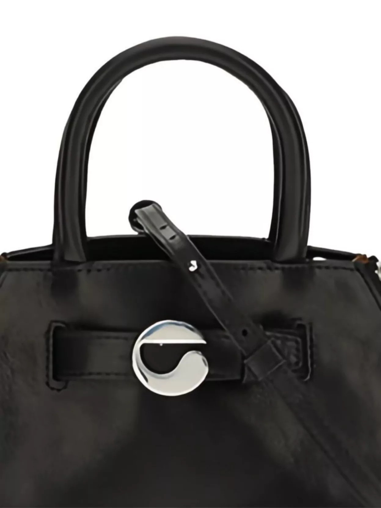 Coperni Structured Shoulder Bag Circular Clasp