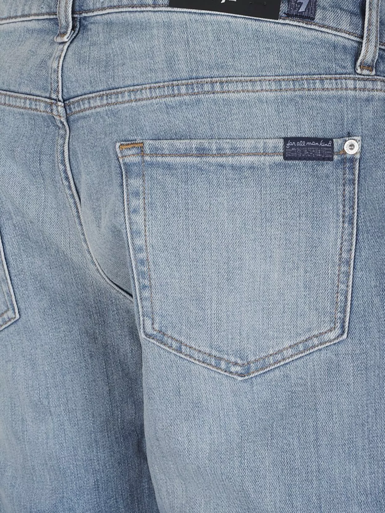 7 For All Mankind Tailored Slim Fit Trousers Pockets