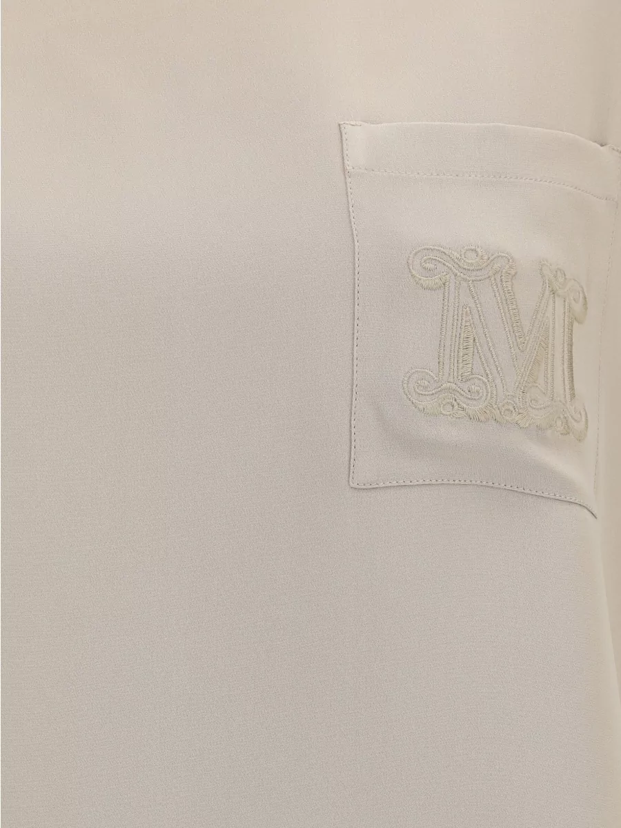 Max Mara Silk Crewneck T-Shirt
