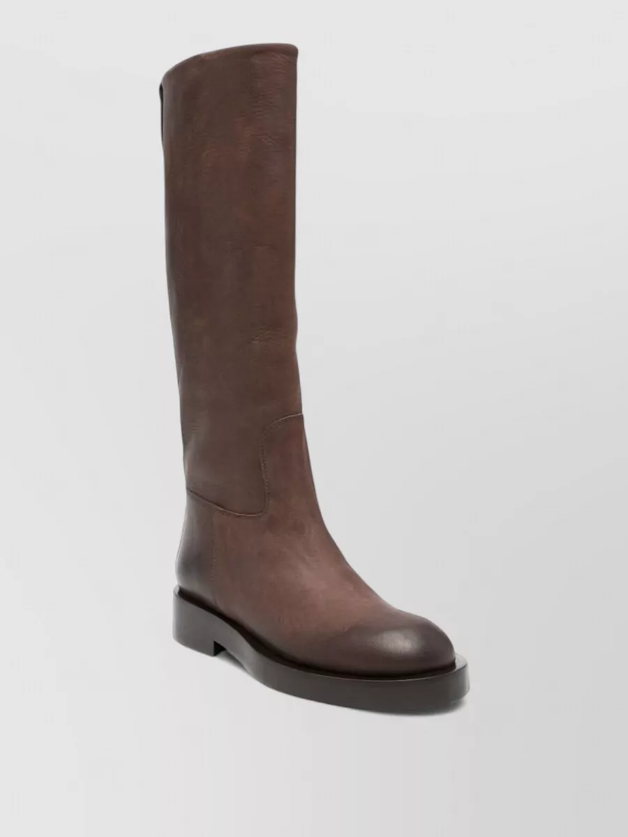 Paris Texas leather knee-high boots
