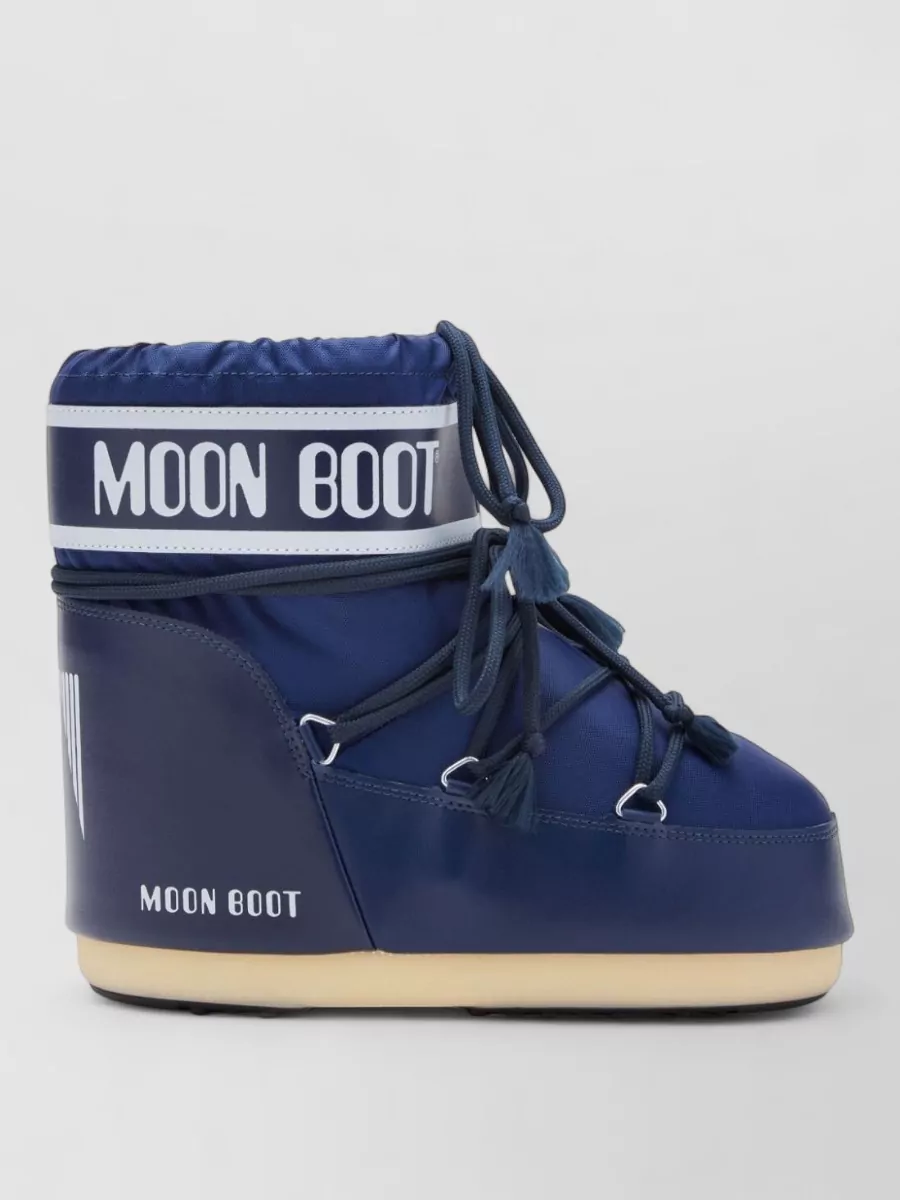 Moon Boot nylon logo-print ankle boots