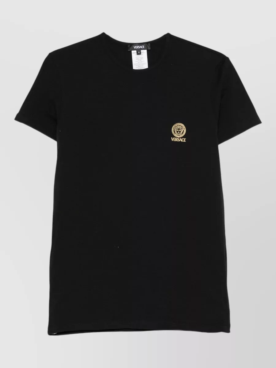 Versace Cotton Crew Neck T-Shirt 2-Pack