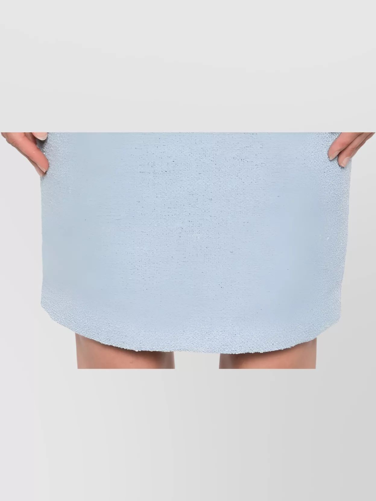 Tagliatore High-Waisted Knee-Length Textured Skirt