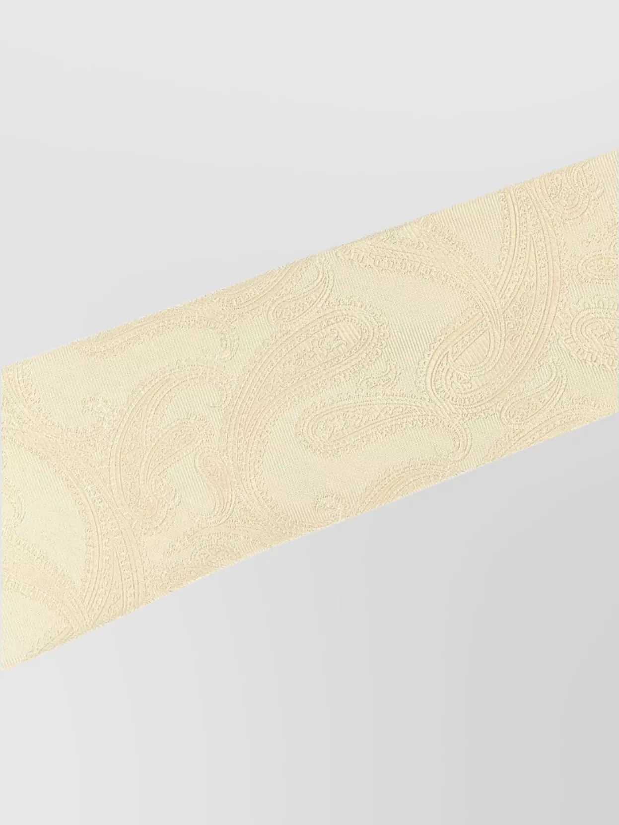 Brunello Cucinelli Paisley Slim Textured Silk Tie