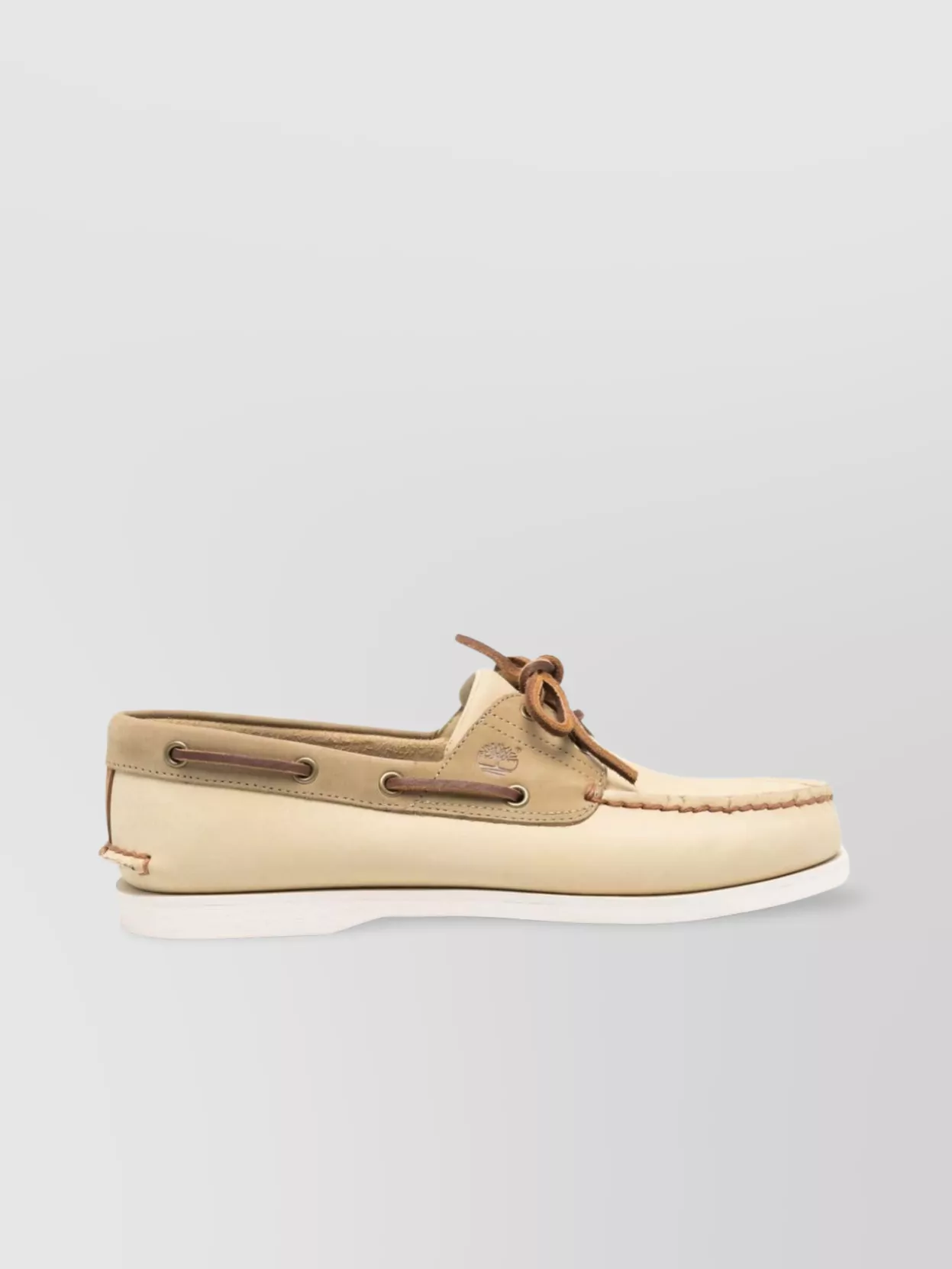 Timberland Boat Shoes With Almond Toe And Rubber Sole
