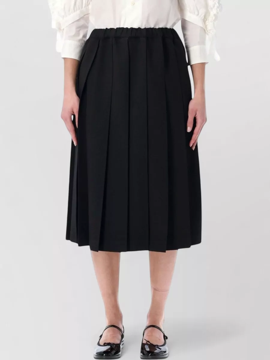 Comme des Garçons pleated midi skirt