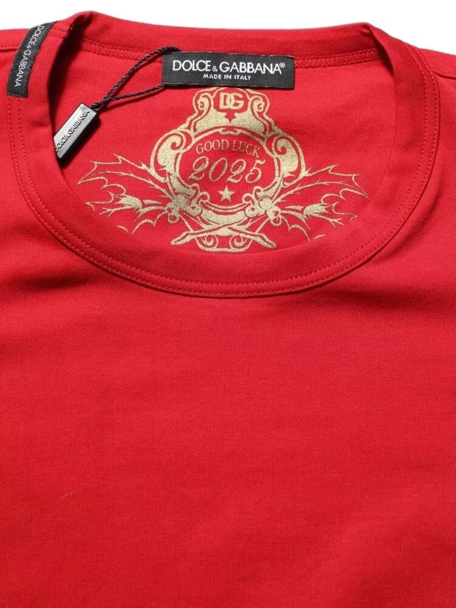 Dolce&Gabbana Cotton Crew Neck T-Shirt
