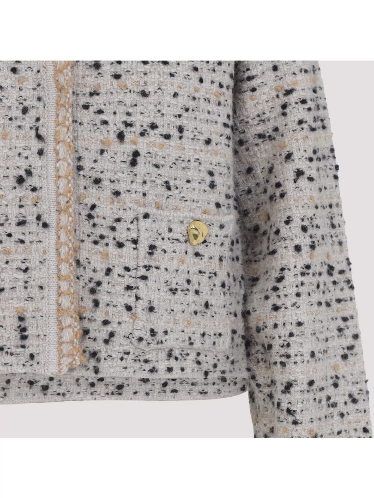 Fabiana Filippi Tailored Textured Jacket In Gray