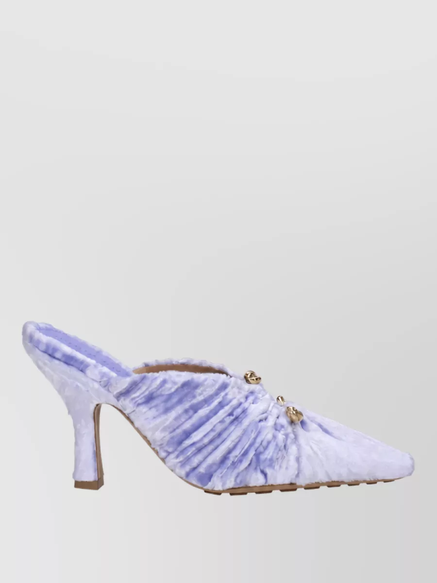 Bottega Veneta Velvet Mules