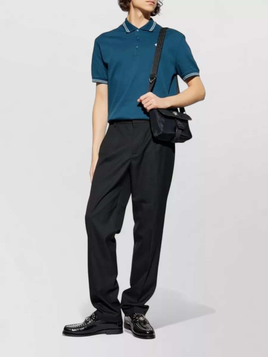 Versace Cotton Regular-Fit Polo Shirt