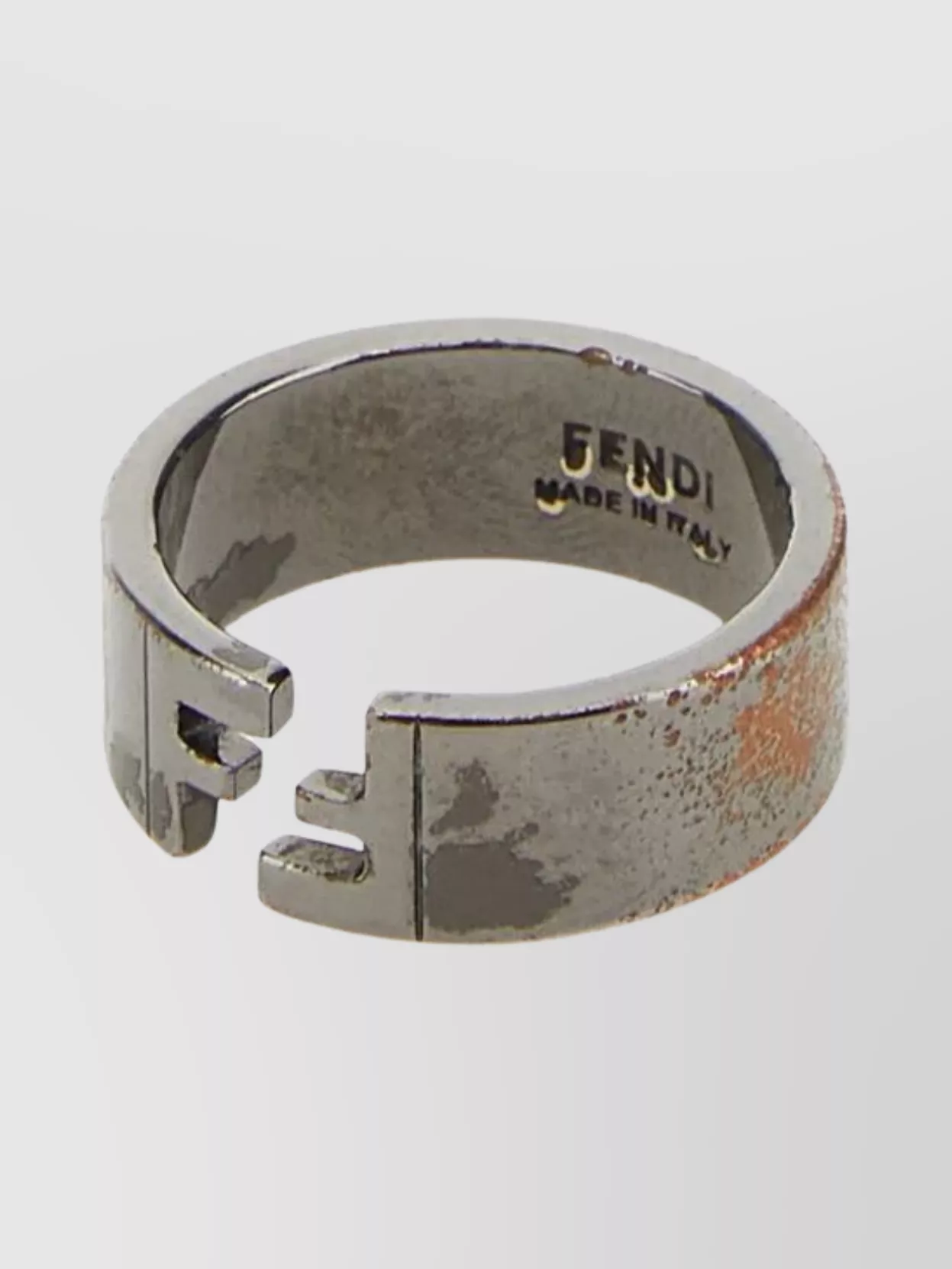 Shop Fendi Unisex Metal Band Ring