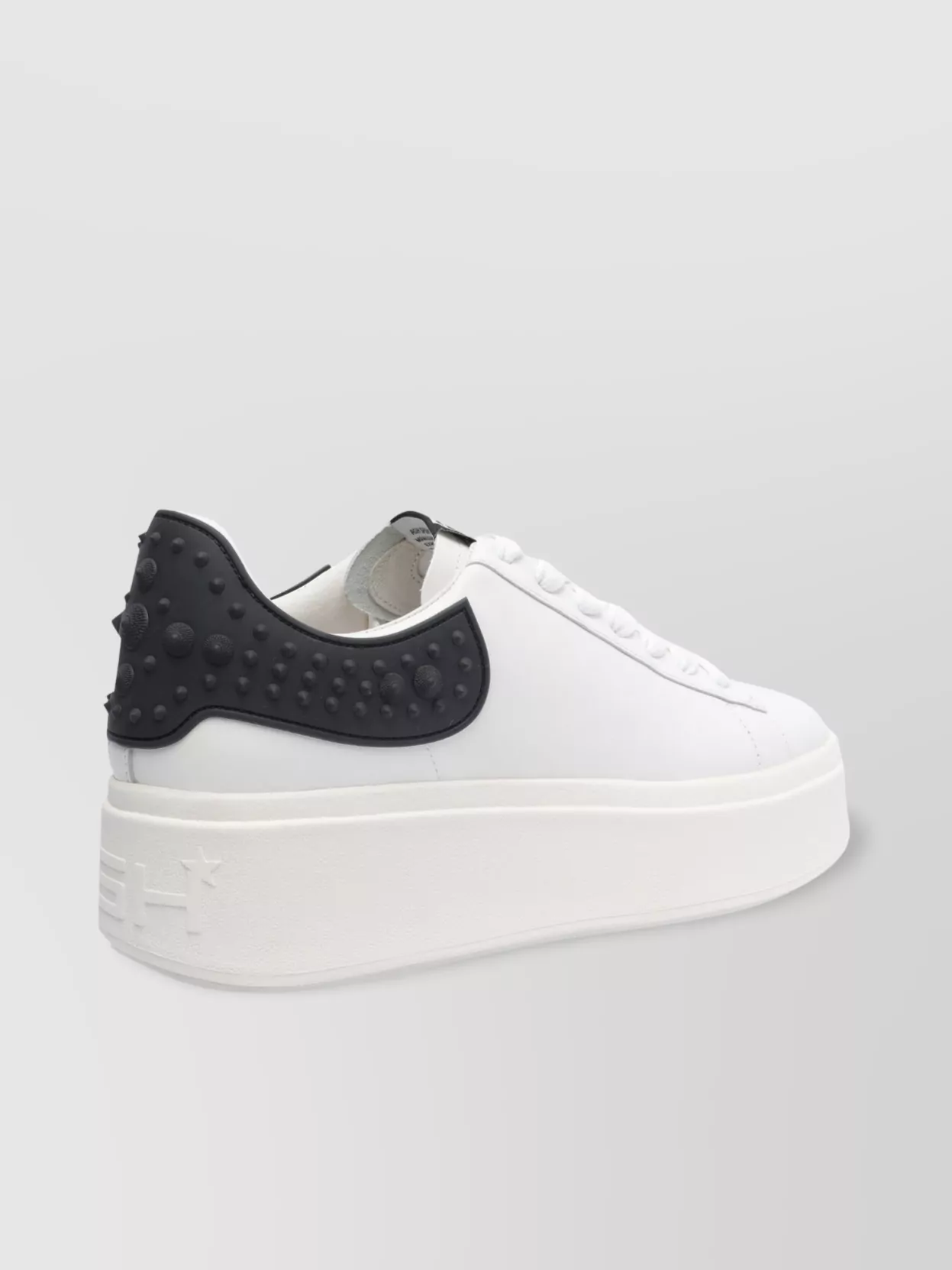 Ash Low Top Leather Platform Sneakers